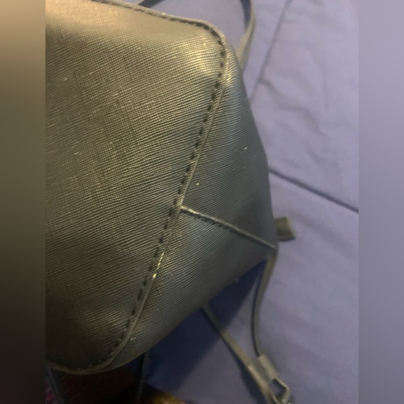 Tree of Life Black Faux Leather Shoulder/Tote Great Condition - Picture 9 of 11